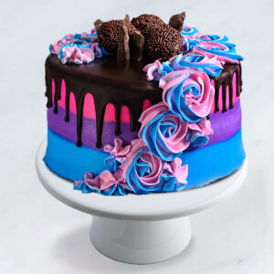 Classy Drip- Pink & Turquoise