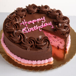 8" Strawberry Smoobees Cake